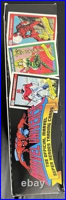 1990 Marvel Impel Series 1 -Complete Set, 8 Packets, Box & Promotional Folder