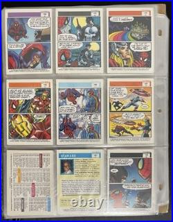 1990 Marvel Impel Series 1 -Complete Set, 8 Packets, Box & Promotional Folder