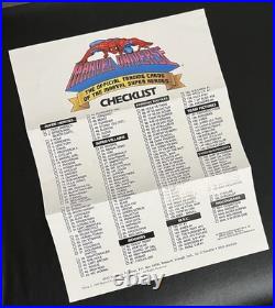 1990 Marvel Impel Series 1 -Complete Set, 8 Packets, Box & Promotional Folder