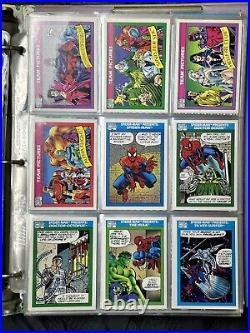 1990 Marvel Trading Cards Series 1 Complete Set 1-162 Stan Lee. No Holograms