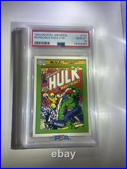 1990 Marvel Universe #134 Incredible Hulk #181 PSA 10 GEM MINT