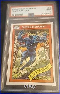 1990 Marvel Universe #20 Black Panther PSA MINT 9