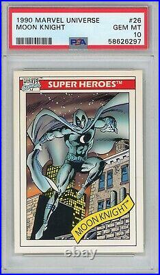 1990 Marvel Universe #26 Moon Knight PSA GEM 10