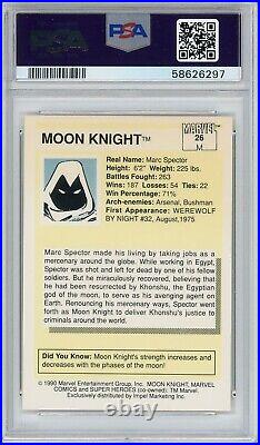 1990 Marvel Universe #26 Moon Knight PSA GEM 10