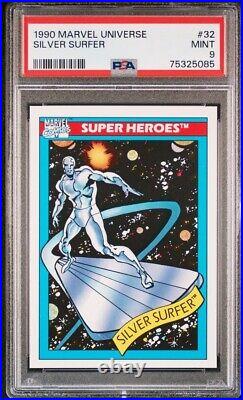 1990 Marvel Universe #32 Silver Surfer PSA 9 Mint