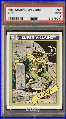 1990 Marvel Universe #54 Loki Psa 9 N4043148-091