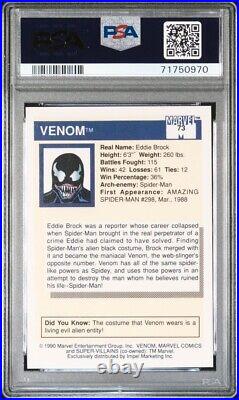 1990 Marvel Universe #73 Venom PSA 9 Mint