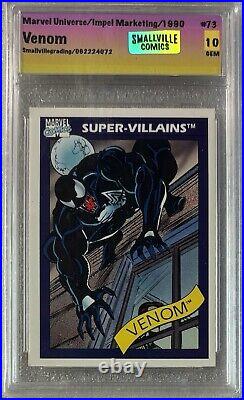 1990 Marvel Universe #73 Venom Svg 10