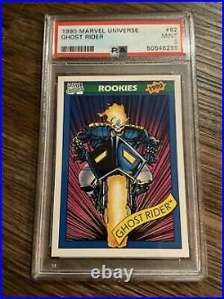 1990 Marvel Universe #82 Ghost Rider Rookie 1st Card PSA 9 Pop 11 W 18 Higher