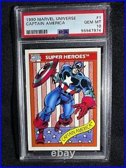 1990 Marvel Universe Captain America #1 Mint 9