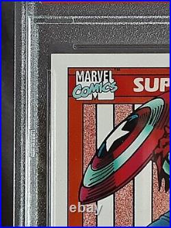 1990 Marvel Universe Captain America #1 PSA 9 MINT