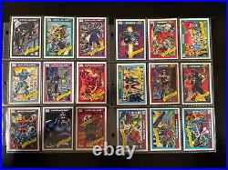 1990 Marvel Universe Comics Series 1 Trading Card Set Complete Impel cards 1-162