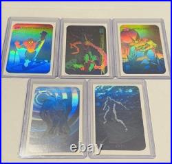 1990 Marvel Universe Complete Set with Holograms and Vendors Box ALL 167 CARDS