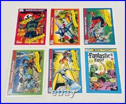 1990 Marvel Universe Complete Set with Holograms and Vendors Box ALL 167 CARDS