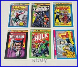 1990 Marvel Universe Complete Set with Holograms and Vendors Box ALL 167 CARDS