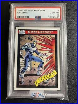 1990 Marvel Universe Cyclops #8 PSA 10 GEM MINT