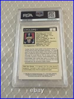 1990 Marvel Universe Cyclops #8 PSA 10 GEM MINT