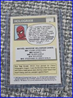 1990 Marvel Universe Hologram Cosmic Spider-Man MH1