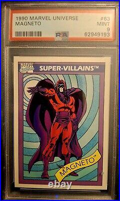 1990 Marvel Universe Magneto Psa 9 Mint #63