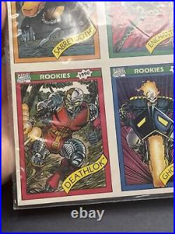 1990 Marvel Universe SEALED UNCUT OC Diamond Back Sabertooth Ghost Rider DL ET