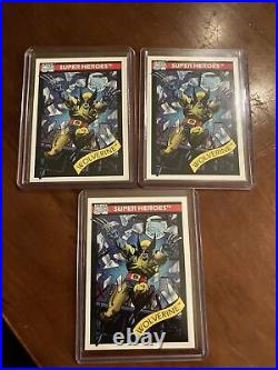 1990 Marvel Universe SERIES 1 Wolverine #23 Trading Card Impel Fresh Pull