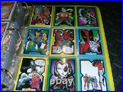 1990 Marvel Universe Series 1 & 2 Trading Cards COMPLETE BASE SETs #1-162 plus