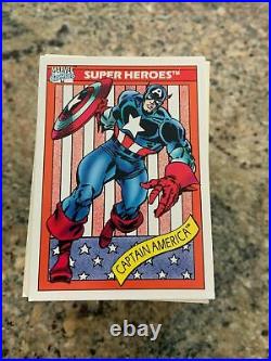 1990 Marvel Universe Series 1 Comic Trading Card Complete Set 1-162