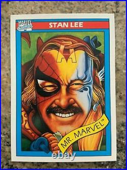 1990 Marvel Universe Series 1 Comic Trading Card Complete Set 1-162