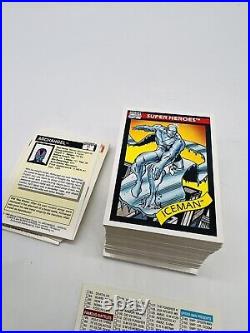 1990 Marvel Universe Series 1 Complete 162 Card Set W Storage Case