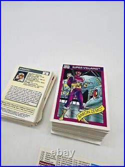 1990 Marvel Universe Series 1 Complete 162 Card Set W Storage Case
