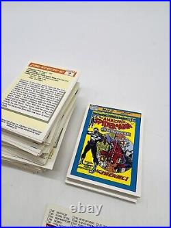 1990 Marvel Universe Series 1 Complete 162 Card Set W Storage Case