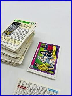 1990 Marvel Universe Series 1 Complete 162 Card Set W Storage Case