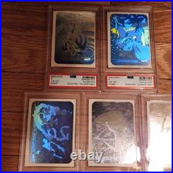 1990 Marvel Universe Series 1 Complete 5 Card HOLOGRAM Set MH1-MH5 Graded