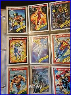 1990 Marvel Universe Series 1 Trading Card Lot Near Complete Set & More