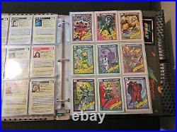 1990 Marvel Universe Series 1 Trading Card Lot Near Complete Set & More