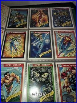 1990 Marvel Universe Series 1 Trading Cards COMPLETE BASE SET, #1-162 Impel