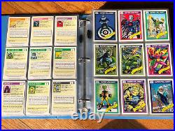 1990 Marvel Universe Series 1 Trading Cards COMPLETE BASE SET, #1-162 NM/M Impel
