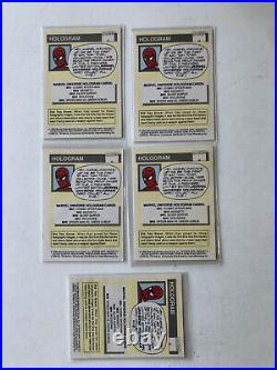 1990 Marvel Universe Series 1 Trading Cards COMPLETE SET, #1-162 + 5 Holograms