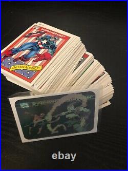 1990 Marvel Universe Series 1 Trading Cards COMPLETE SET 1-162 plus Hologram