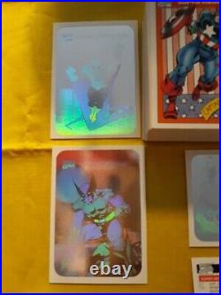 1990 Marvel Universe Series 1 Trading Cards Set 1-162 Plus 5 Holograms New