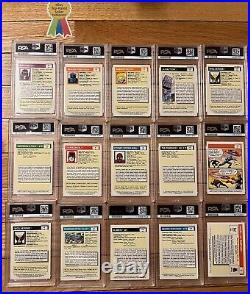 1990 Marvel Universe Series 1 Trading Cards /base set, Rookies PSA-15 Cards