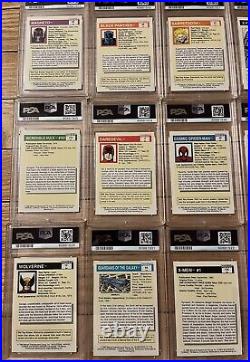 1990 Marvel Universe Series 1 Trading Cards /base set, Rookies PSA-15 Cards