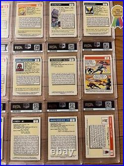 1990 Marvel Universe Series 1 Trading Cards /base set, Rookies PSA-15 Cards