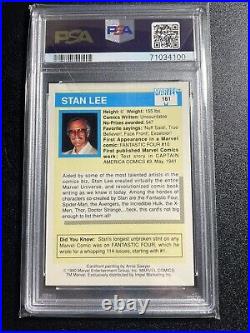 1990 Marvel Universe Stan Lee #161 PSA 10 GEM MINT