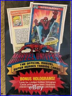 1990 Marvel Universe Superhero Series 1 Factory Sealed Trading Card Box 36Count