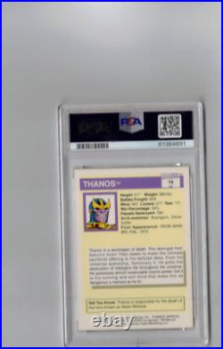 1990 Marvel Universe Thanos #79 PSA 10 Gem Mint Free Shipping LOW POP