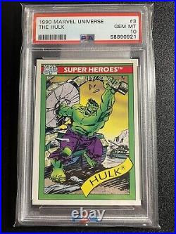 1990 Marvel Universe The Hulk #3 PSA 10 GEM MINT