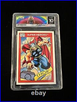 1990 Marvel Universe Thor #18 PGX 10
