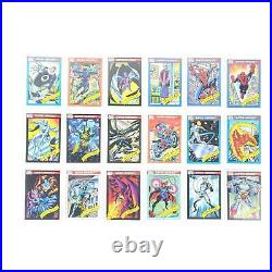 1990 Marvel Universe Trading Card Complete Base Set 1-162 Impel Stan Lee