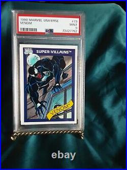 1990 Marvel Universe VENOM Card #73 MCU PSA 9